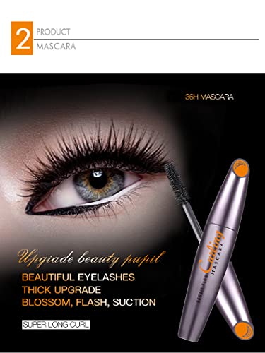 Light Brown Eyebrow Pencil,Black Eyeliner Pencil,Black Mascara,3 In 1,Eyebrow Pencil Light Brown #TOP5