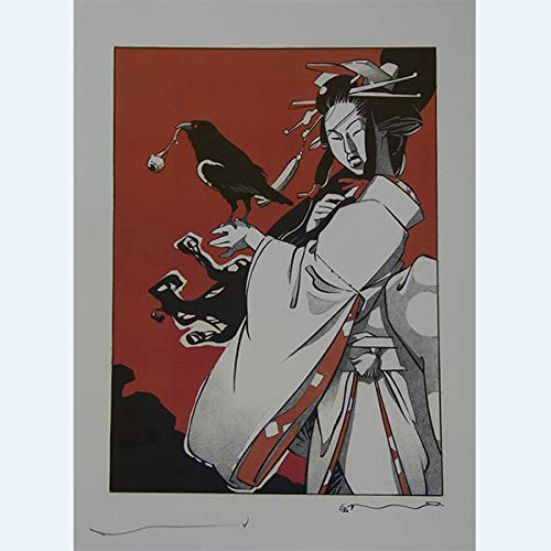 Poster MICHETZ N°65 Signée 24,5x33cm affiche décoration murale chambre