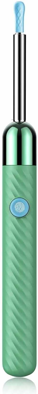 Ear Canal Cleaner with Camera - Earwax Remover Tool - Ear Cleaning Kit - Ear Camera for iOS & Android (Green)