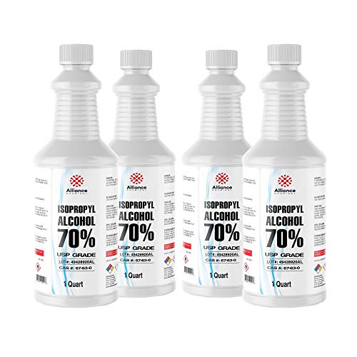 Isopropyl Alcohol 70% USP Medical Grade - 1 gal (4x32 oz) - Alliance Chemical