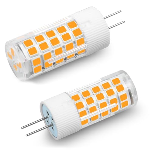 GY6.35 G6.35 LED�d�� 12V 4W 50W�n���Q������ 500LM 360�x�z�� �Z���~�b�N��� ��ド�C�g �i�ϏƖ� �Ŕ� ��ɐ� (�d���F|3000K, 2����)