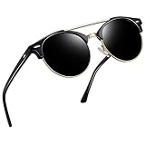 ✔️HD POLARIZED & UV400 PROTECTION - Las gafas de sol polarizadas Joopin reducen el deslumbramiento reflejado fuera de las carreteras, cuerpos de agua, nieve y otras superficies horizontales. Restaurar el color verdadero, eliminar la luz reflejada y la luz dispersa y proteger los ojos perfectamente. Las lentes de visión de las gafas de sol Joopin pueden bloquear el 99%-100% de la radiación UVA UVB y UVC, manteniendo los ojos sanos.