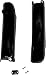 UFO Plastics Fork Protectors Black KTM SX EXC 01-07