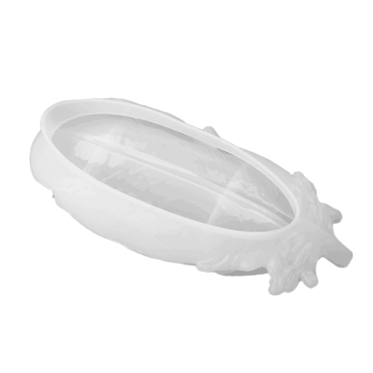 NUOBESTY 2pièces Moule Silicone pour Plateau Décoratif Outil De Fabrication De Plateaux Élégants Résistant Chaleur Et Froid Parfait pour Vos Projets Artisanaux