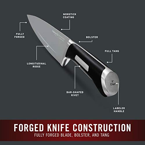 Calphalon Kitchen Knife Set with Self-Sharpening Block, 13-Piece NonStick Knives by Calphalon - Image 5