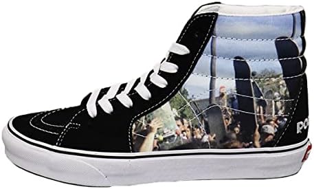 Vans SK8-Hi (Moca) Frances Stark/Black Tênis masculino, tamanho 42