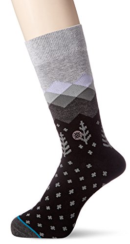 STANCE Men's Valleys Socks, Black, Large