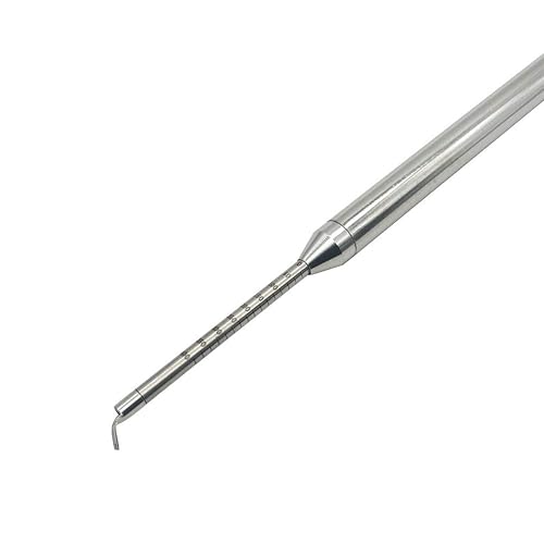 Miniatura 4 de Sino Dental Orthodontic Brackets Dontrix Force Gauge Dynamometro, marca grabada en negro, mide hasta 14.11 oz, hecho de acero inoxidable