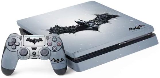Skinit Decal Gaming Skin Compatible with PS4 Slim Bundle - Officially Licensed DC Comics Arkham Origins Batman Design