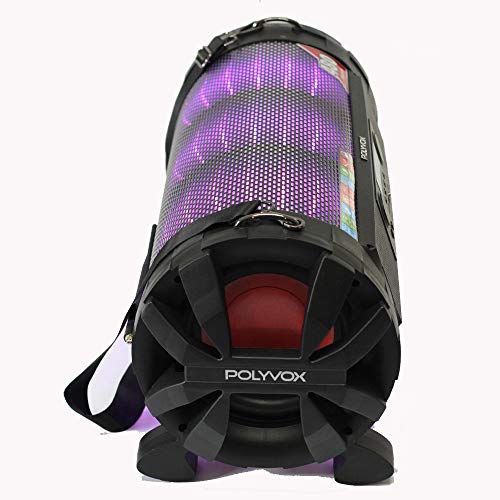 Caixa de som Bluetooth Bazuka XB860 Polyvox 480wRadio FM LED, POLYVOX BR, XB-860 7899487910505