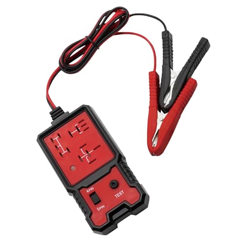 Tester przekaźnika samochodowego 12 V, tester promieniowania przekaźnika samochodowego, elektryczny tester samochodowy, narzędzie do naprawy układu automatycznego w zestawie