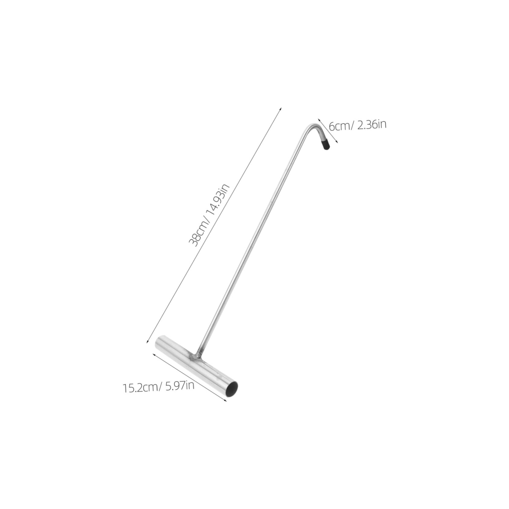 VALICLUD Roll up Door Hook Manhole Cover Hook Stainless Steel Lifter for Safe Lifting Experience