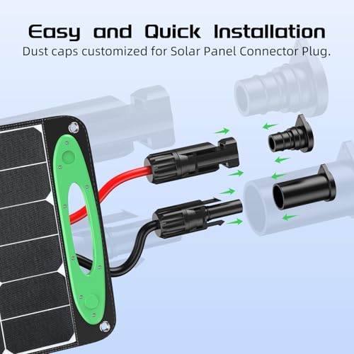 Bateria Power 100 Pairs Solar Connector Caps by Bateria Power - Used condition - Image 2