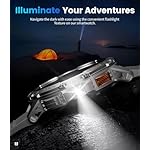 Military Smart Watch for Men with Flashlight (Answer/Make Calls), 1.43" AMOLED Rugged Smartwatch, 530mAh Battery, IP68 Waterproof Heart Rate SpO2 Sleep Monitor Fitness Tracker for iOS Android - Image 4