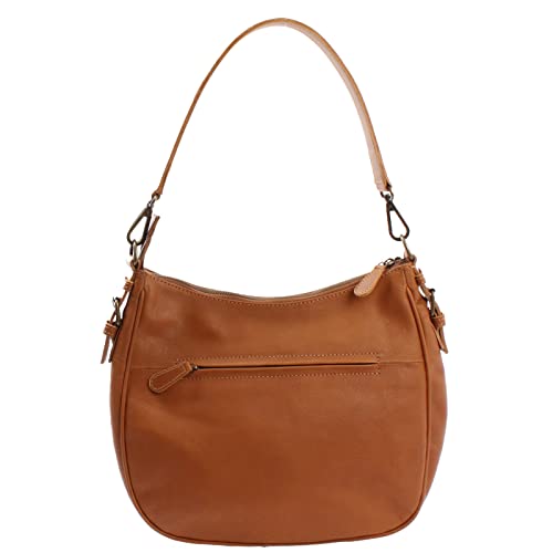 LECONI-Schultertasche-Henkeltasche-Damentasche-Umhaengetasche-natur-weiche-Ledertasche-Handtasche-Damen-Leder-30x27x11cm-LE0063 - sparfuchs24.io – Top Angebote, Tests & Preisvergleiche