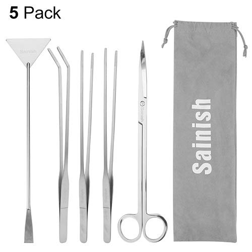 Aquarium Plant Scissor Tweezers Spatula Tool - Fish Tank Tool Kits Stainless Steel Aquatic Plants Aq Aquarium Plant Scissor Tweezers Spatula Tool - Fish Tank Tool Kits Stainless Steel Aquatic Plants Aq