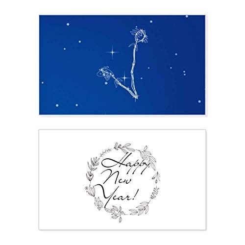 Tarjeta conmemorativa Star Universe: un mensaje de bendición bajo las constelaciones