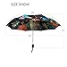 KAAVIYO Floral Artwork Ostrich Umbrella Windproof Automatic Foldable Umbrells Auto Open Close for Men Women Kids