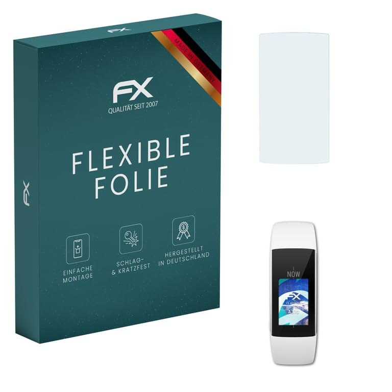 atFoliX Película Protectora compatible con Polar A370 Protector Película, ultra claro y flexible FX Lámina Protectora de Pantalla (3X)