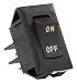 JR Products (12591-5 Black/Sliver 12V On/Off Switch, (Pack of 5)
