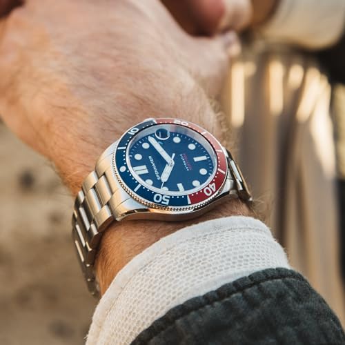 Image of Spinnaker Men's 40mm Croft Mid-Size Automatic Watch with Leather Strap SP-5100