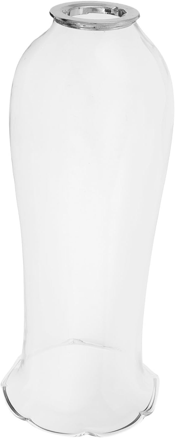 Glass Hurricane Oil Lamp Shade Replacement with Windproof Design and Stable Flame for Vintage Kerosene Lamp, for Weddings and Family Gatherings