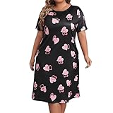 Chemise De Nuit Femme Sexy Chic   Nuisette Cotton Ete   Robe Chemise Pas Cher   Sleepwear Casual   Manche Courte   Femmes   Vetement Maternité   Tee Shirt Nuit Beige