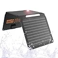 FlexSolar 20W Solar Panel Charger 5V USB-A USB-C Output Portable Foldable Small Power IP67 Waterproof Camping Backpacking Hiking Emergency for Phones Power Banks Flashlight Fans