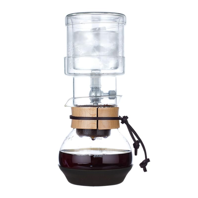 VIGAN 400ml Cold Brew Maker Coffee Rate Regolabile Ice Drip Dripper Caffettiera in vetro per caffè freddo
