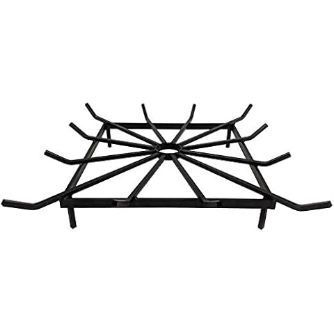 SteelFreak Square Wheel Fire Pit Grate - Made in The USA (32 x 32 Inch) Cover