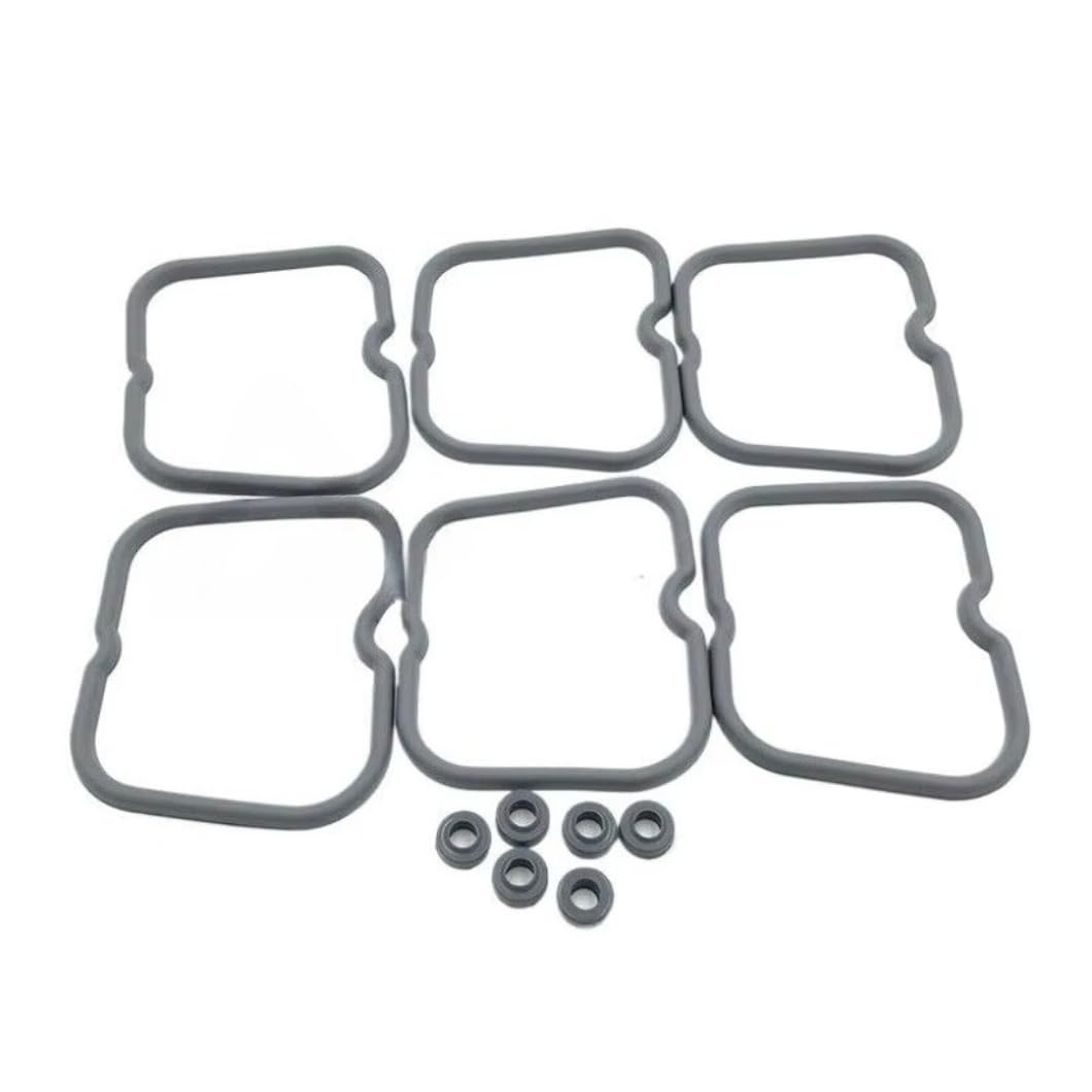 Valve Cover Rubber Screw Pad, Compatible with Komatsu PC 4D95 4D102 6D95 6D102, Compatible with Cummins Engine Excavator Replacement Part (4D95 4D102 6D95 6D102)