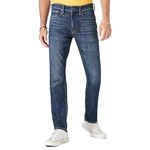 Lucky Brand Men’s 410 Athletic Straight Coolmax Stretch Jean