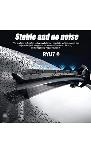 Image of Front Hybrid Wiper Blades Fits for Nexon, Size-24 inch 14 inch (Pack of 2)