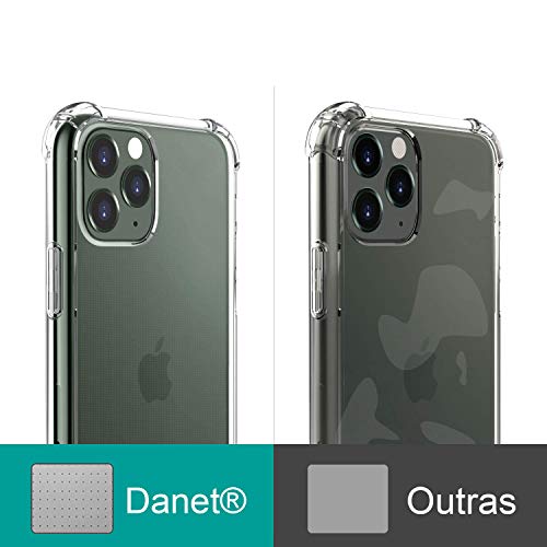 Kit Capa E Película Para iPhone 11 Pro Max Tela De 6.5Polegadas Capinha Case Transparente Air Anti I
