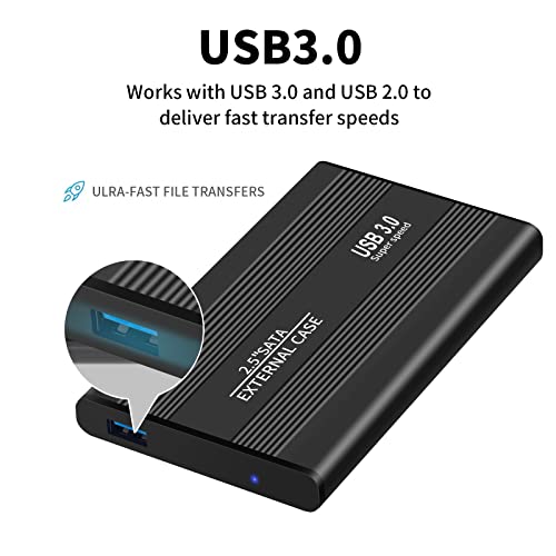 320Gb Portable External Hard Drive 2.5 Usb3.0 Ultra Slim Hard Drives For Storage And Back Up For Pc, Desktop, Laptop, Mac, Chromebook,Xbox,Ps4 (Black) #TOP1
