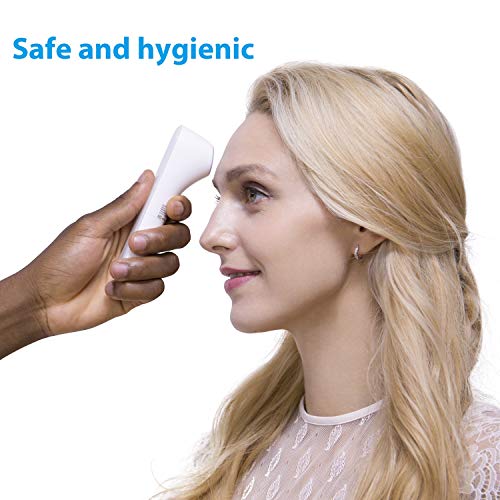 Termômetro de testa sem toque infravermelho da iHealth, termômetro adulto infravermelho para adultos