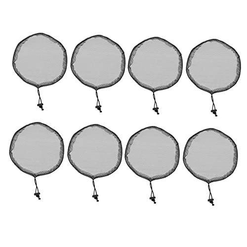 SOESFOUFU Elastic Edge Mesh Hairnets for Women 8pcs Ponytail Sleep Wig Net Soft Sturdy Mesh Weaving Hair Nets Breathable Comfortable