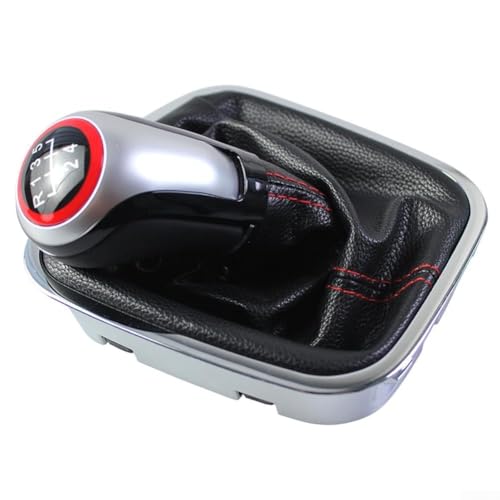 Lawnoval Pomo de palanca de cambios con montaje de base para Polo 6R 6C 2011 2019, diseño perfecto para un fácil cambio de marchas