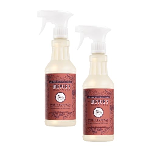 Mrs. MEYER'S CLEAN DAY Multi-Surface Everyday Cleaner,Fall Leaves Scent,16 Fl Oz Bottle,(Pack of 2)