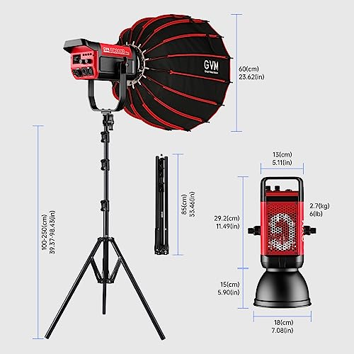 Ficha técnica GVM Kit de iluminación de vídeo 300 W - Fernando Cortés Ficha técnica GVM Kit de iluminación de vídeo 300 W - Fernando Cortés