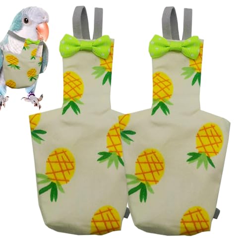 Fralda de pássaro de pombo, fralda de papagaio macio | Roupas de fraldas de papagaio laváveis ​​ | 2