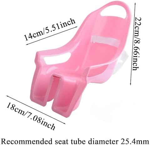 Doll Bike Seat - Kids Bike Accessories for Doll | Adjustable Outdoor Play Riding Kids Cycling Equipment for Daughter Granddaughter Children — view 4