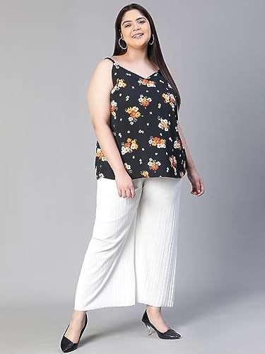 Image of oxolloxo Women Shoulder Strap Round Neck Plus Size top