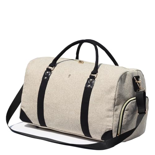 Travel Duffle Bag, Weekender Bag for Women with Shoe Compartment, Carry on Overnight Bag Gym Duffel Bag, Mommy Hospital Bags