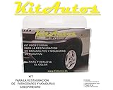Efecto de larga duración. KIT RESTAURADOR PARAGOLPES Y MOLDURAS DE PLASTICO COLOR NEGRO