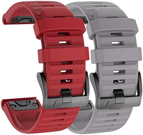 ISABAKE Watch Strap for Fenix 7X / Fenix 6X / Fenix 5X, 26mm QuickFit Replacement Band for Garmin Enduro, Fenix 3, Tactix Bravo