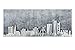 Produktbild Casablanca modernes Design GILDE Bild Skyline Ruhrpott - 3D Sky Line - mit Aluminium Elementen 100 x 40 cm
