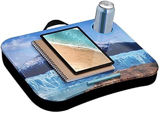 LapGear Cup Holder Lap Desk with Device Ledge - Patagonia - Fits up