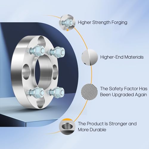 OCPTY 4PCS 5x4.75 to 5x4.75 Wheel Spacers 2 inch 87.1mm Bore for Camaro by OCPTY - Used condition - Image 4