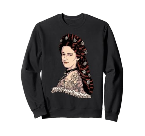 Portrait de l'impératrice Elisabeth - Hipster Sissi Sweatshirt